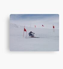 US Ski Team Member Practicing in September Leinwanddruck