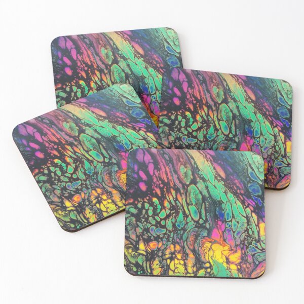 Item preview, Neon Acrylic Pour Art designed and sold by pourologyart.
