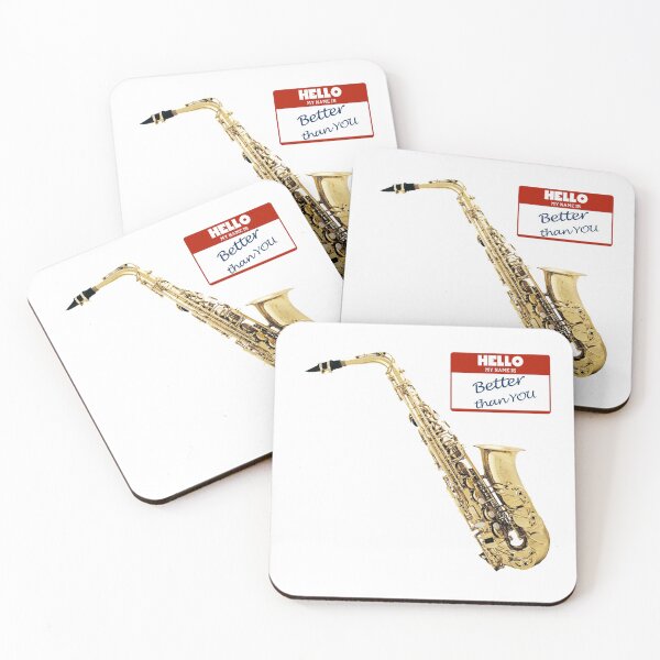 Item preview, Alto Sax - Hello, My Name Is Better Than You designed and sold by BandMomDesigns.