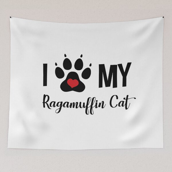 Item preview, I Love My Ragamuffin Cat designed and sold by InspiredQuotes.