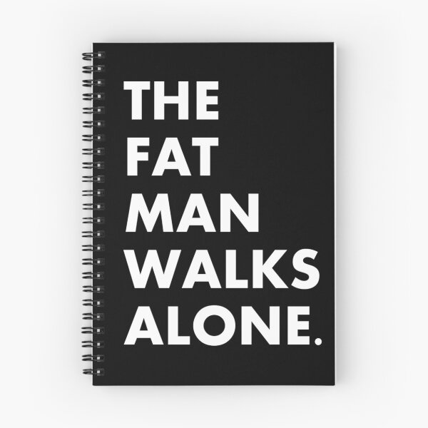 Item preview, The fat man walks alone designed and sold by KBwiththeTees.