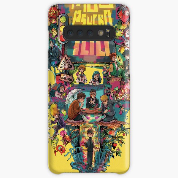Mob Psycho 100 retro Poster Samsung Galaxy Snap Case