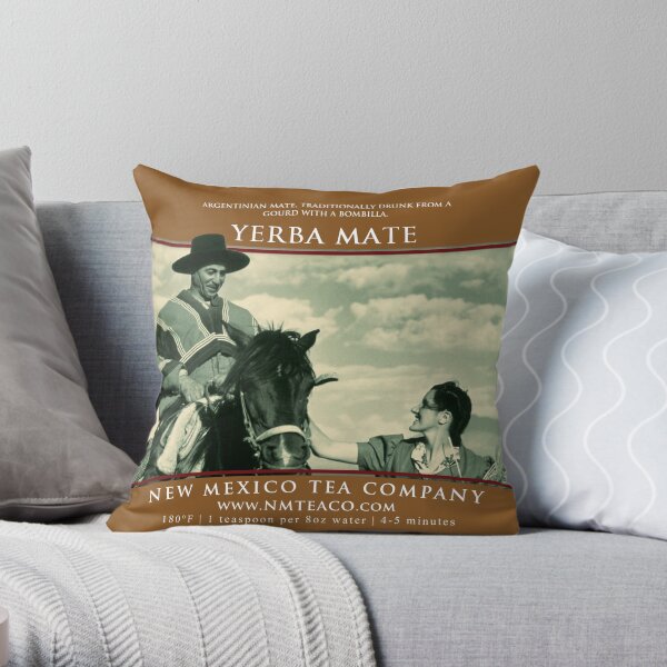 Yerba Mate Throw Pillow