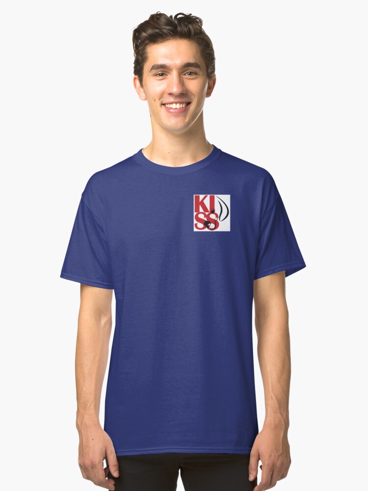 Alternate view of Square Logo Red Classic T-Shirt
