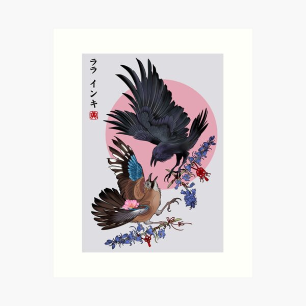 Karasu and Jei Art Print