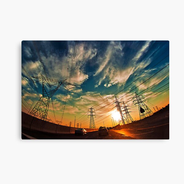 Caught up in the power Canvas Print