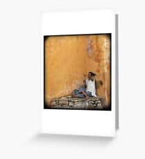 beggar Greeting Card