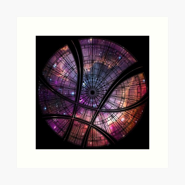 Strange window Art Print