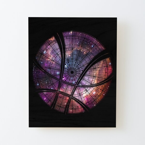 Strange window Wood Mounted Print