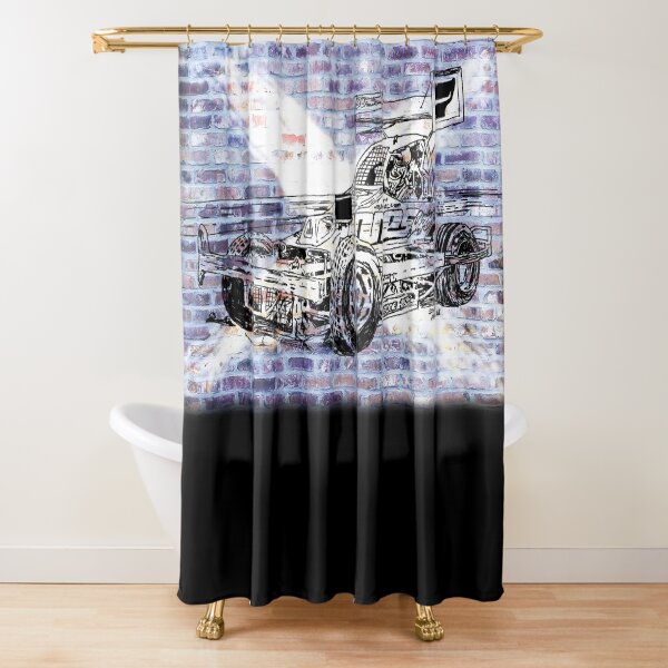Gordon Moodie Textured Drawing Shower Curtain