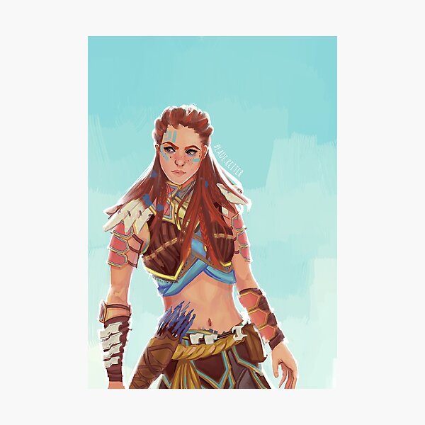 Item preview, aloy horizon zero dawn poster designed and sold by kingwise.