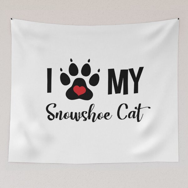 Item preview, I Love My Snowshoe Cat designed and sold by InspiredQuotes.