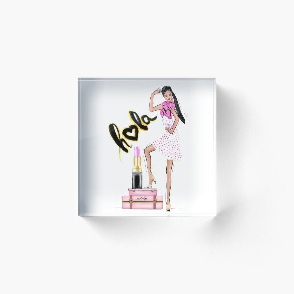 hola Acrylic Block