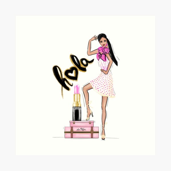hola Art Print