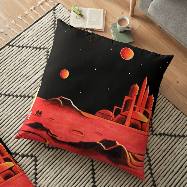 CITY ON MARS Floor Pillow