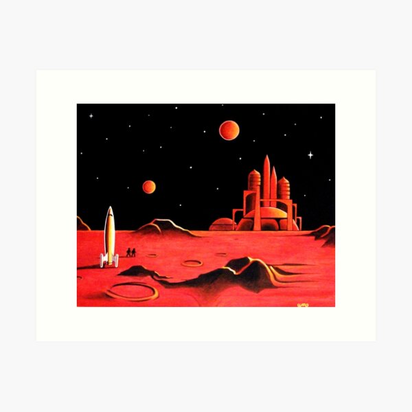 Item preview, CITY ON MARS designed and sold by ward-art-studio.