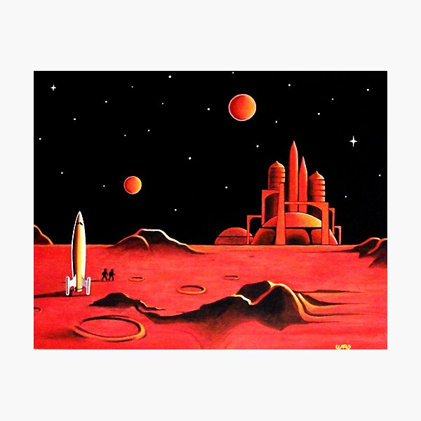 Item preview, CITY ON MARS designed and sold by ward-art-studio.
