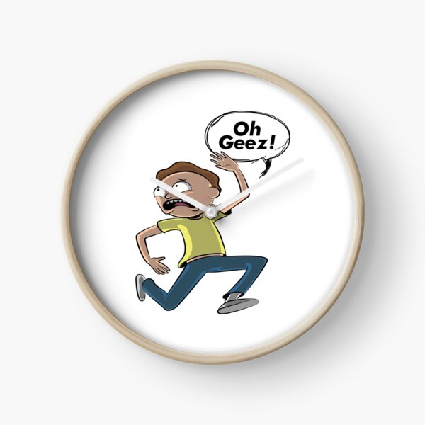 Oh Geez! Morty Smith Rick and Morty Clock