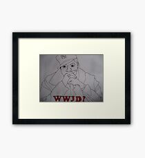WWJD? Framed Print