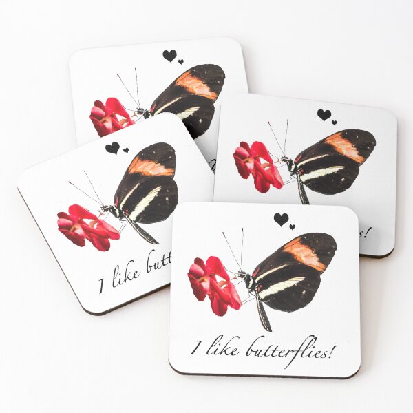 Artikelvorschau, Geschenkidee Schmetterling Foto "I like butterflies!" entworfen und verkauft von Katja LebenFreude.