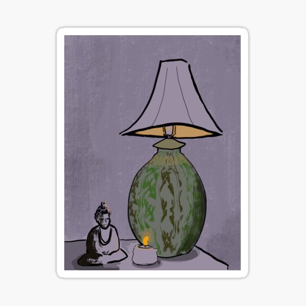 Buddha and Light Sticker