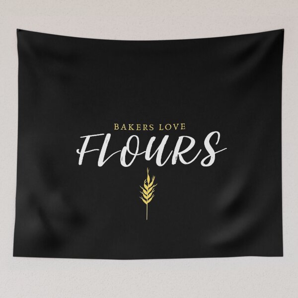 Item preview, Bakers Love Flours - Playful Baking Design designed and sold by CreateWhite.