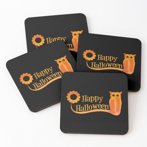 Item preview, Happy Halloween owl designed and sold by wolfgangrainer.