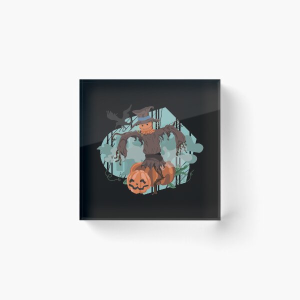 Item preview, Happy Halloween scarecrow designed and sold by wolfgangrainer.