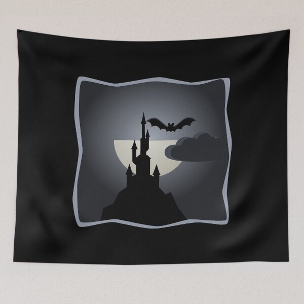 Item preview, Happy Halloween castle designed and sold by wolfgangrainer.
