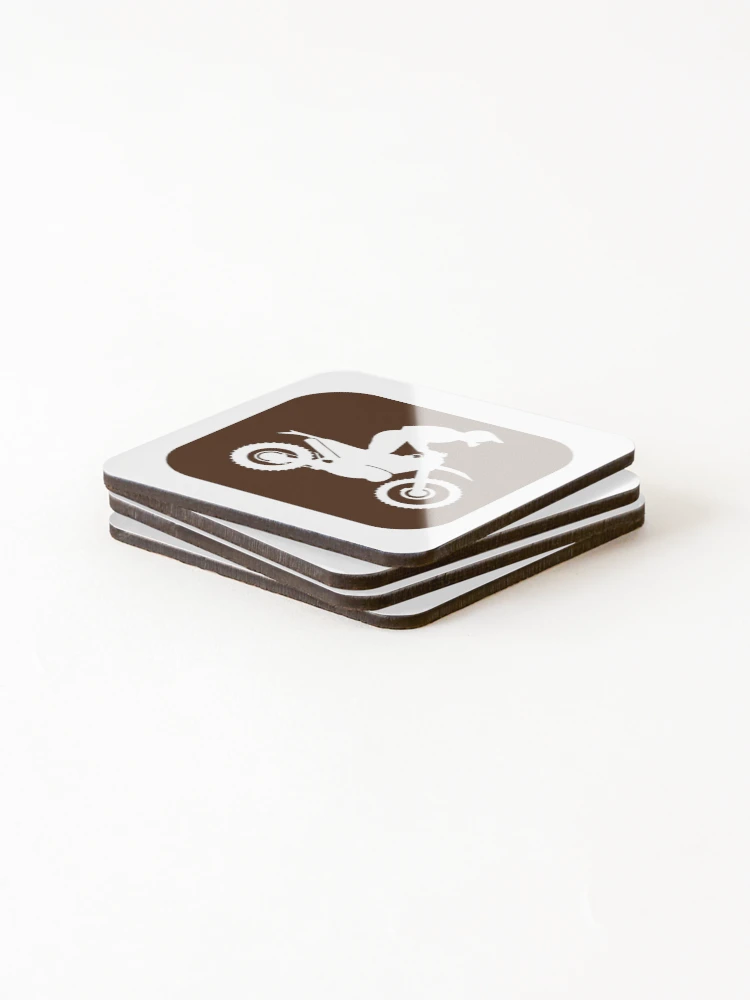 Thumbnail 4 of 5, Coasters (Set of 4), Trail Rider Icon designed and sold by GrumpyDog.