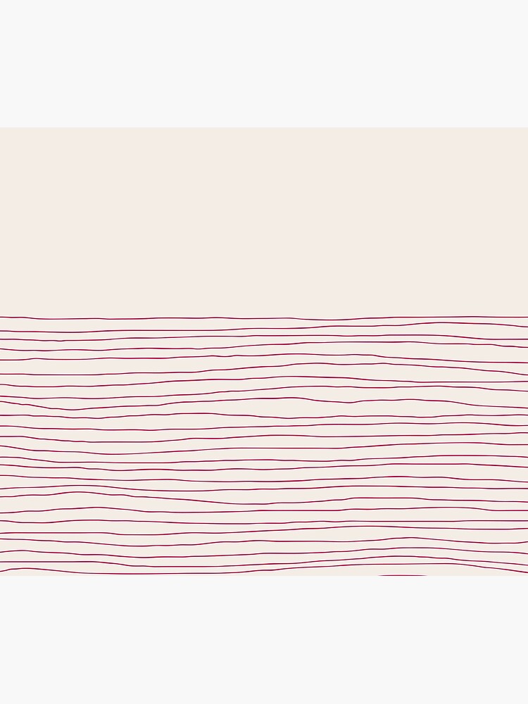 Hand Striped Pink Cream by missstriped