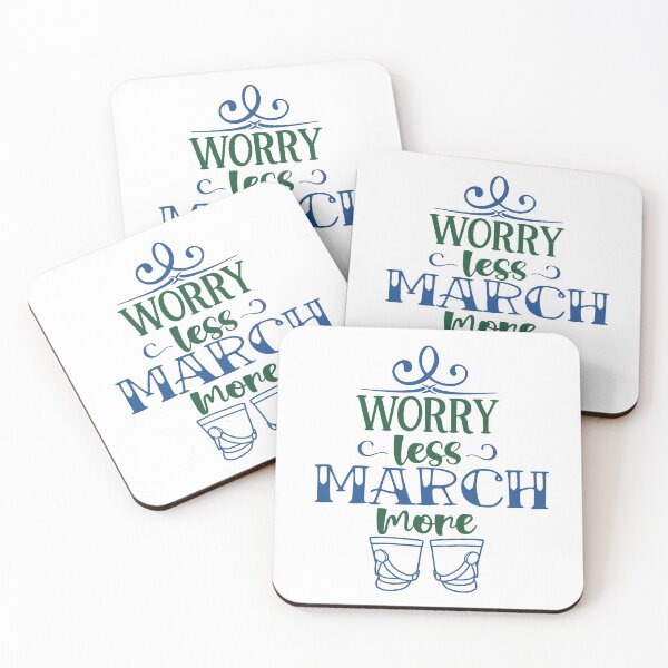 Item preview, Marching Band - Worry Less, March More designed and sold by BandMomDesigns.