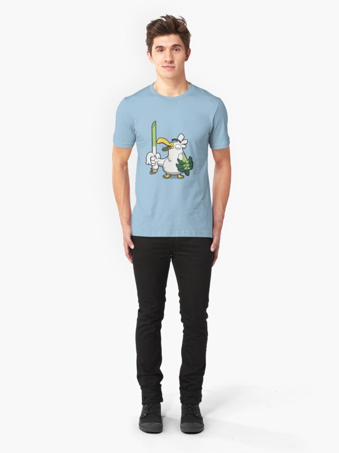 Alternate view of Leek Chicken Slim Fit T-Shirt