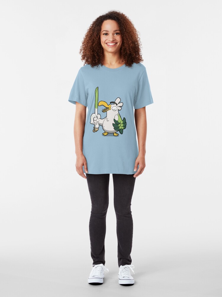 Alternate view of Leek Chicken Slim Fit T-Shirt