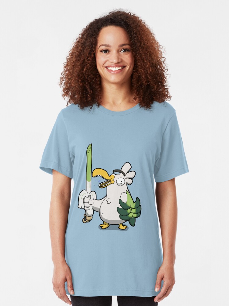 Alternate view of Leek Chicken Slim Fit T-Shirt
