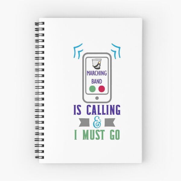 Item preview, Marching Band Is Calling and I Must Go designed and sold by BandMomDesigns.