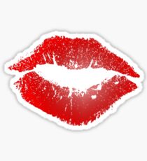 Red Lips Sticker