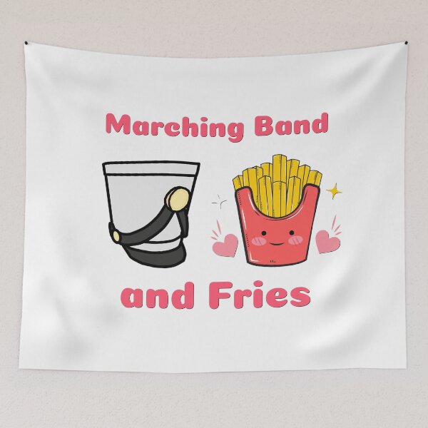 Item preview, Marching Band and Fries designed and sold by BandMomDesigns.