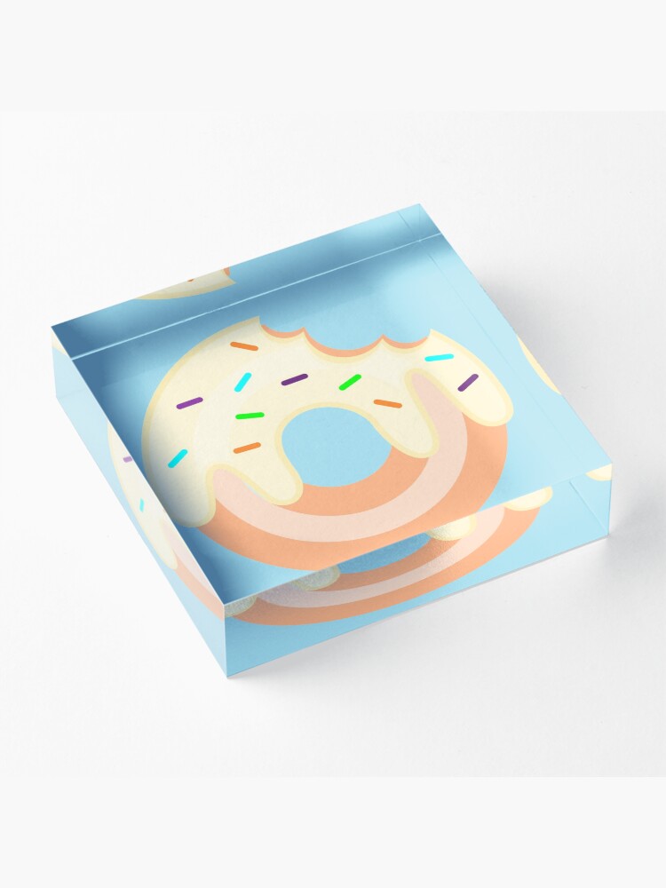 Alternate view of Vanilla Donut Acrylic Block