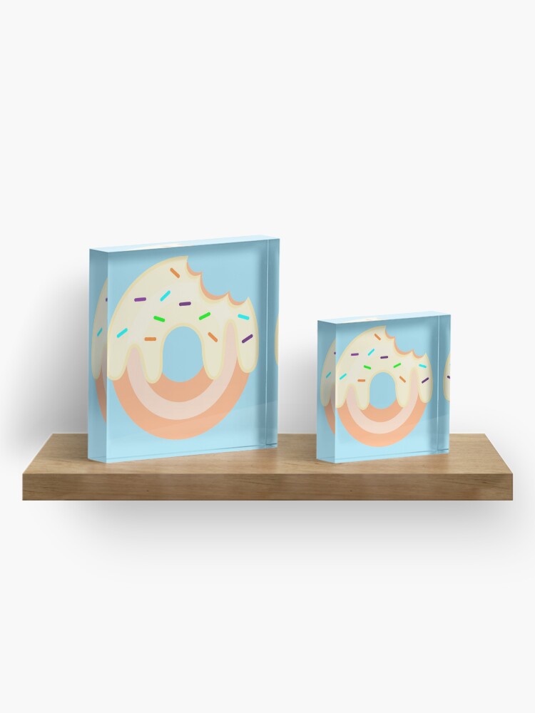 Alternate view of Vanilla Donut Acrylic Block