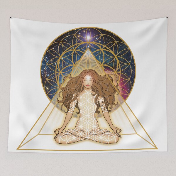 Item preview, Flower of Life Pyramid designed and sold by MandalaSoul.