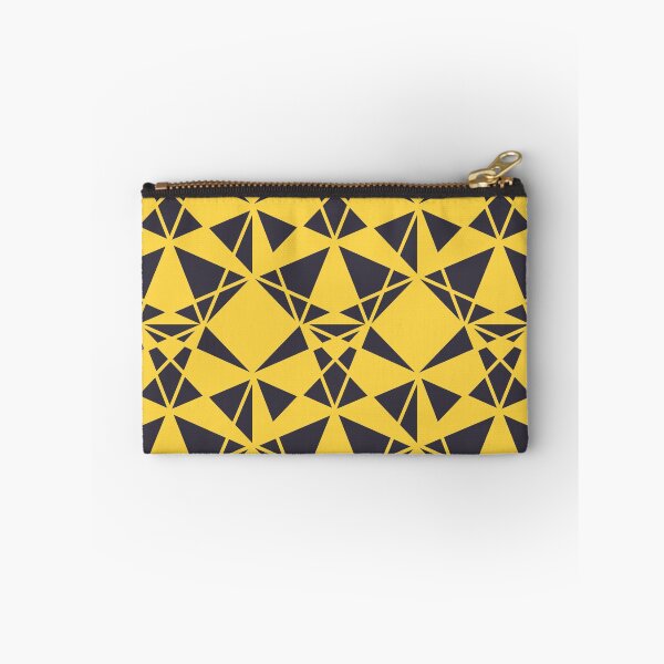 Item preview, Yellow, black triangular, sharp, bold geometric illustration pattern designed and sold by theendup.