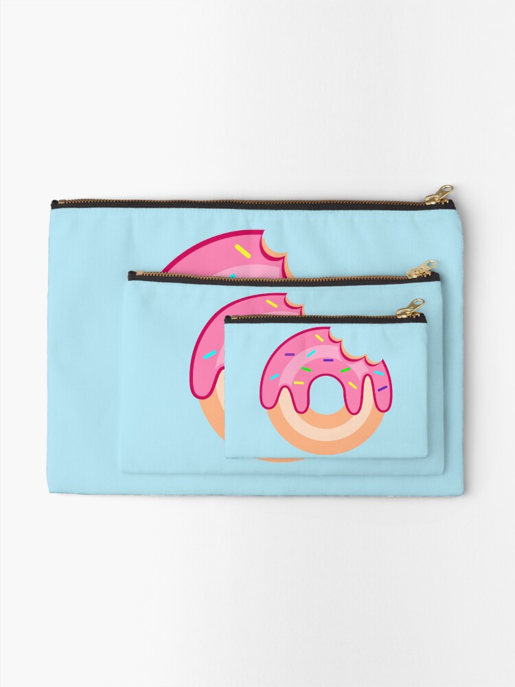 Alternate view of Strawberry Donut Zipper Pouch