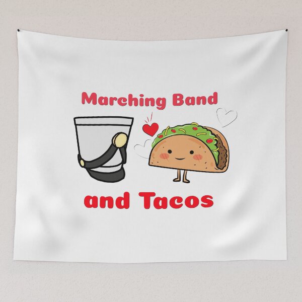 Item preview, Marching Band and Tacos designed and sold by BandMomDesigns.