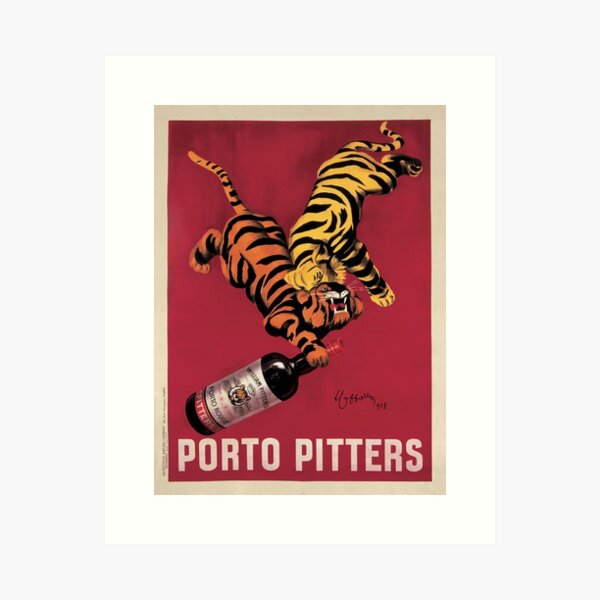 Item preview, Vintage William Porto Pitters Alcoholic Peacock Advertisement Lithograph by Leonetto Cappiello designed and sold by Jéanpaul  Ferro.