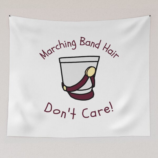 Item preview, Marching Band Hair - Don't Care designed and sold by BandMomDesigns.