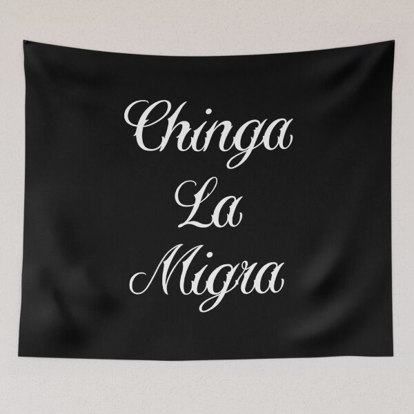 Item preview, Chiga La Migra Immigrant Cabron Chicano Power Mexican ICE Mexico Chicanismo Latina Latinx Raza  designed and sold by Shirt-Surf.