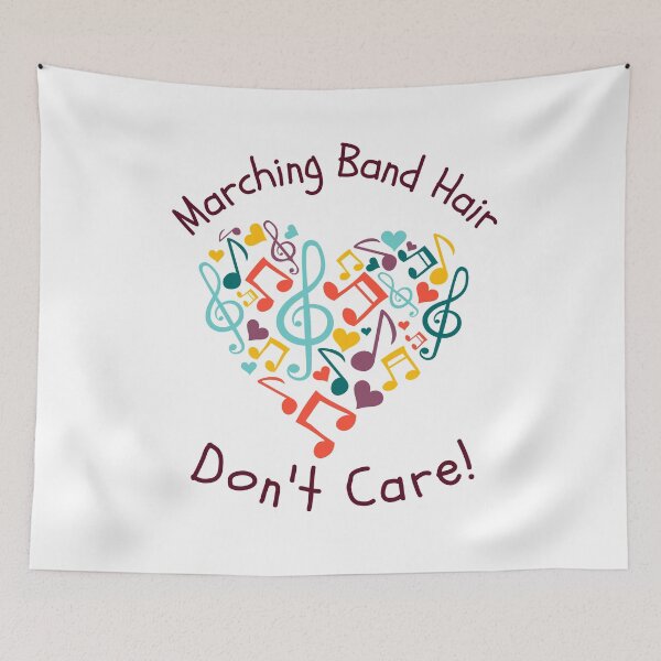 Item preview, Marching Band Hair - Don't Care designed and sold by BandMomDesigns.