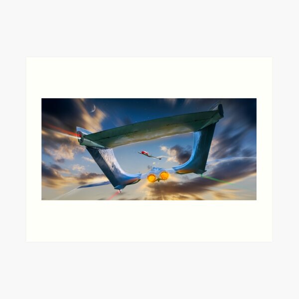 Avoiding Action Art Print