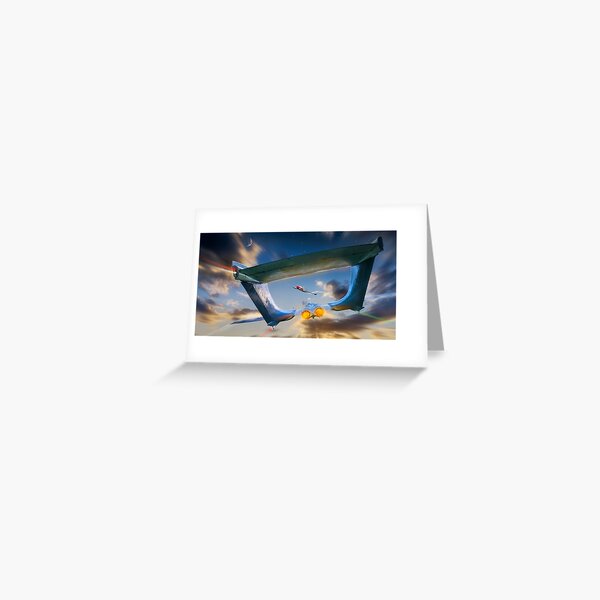 Avoiding Action Greeting Card
